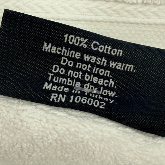 Brooks Brothers Set of 2 bath & 2 hand towels white luxurious cotton NWT - Picture 2 of 7